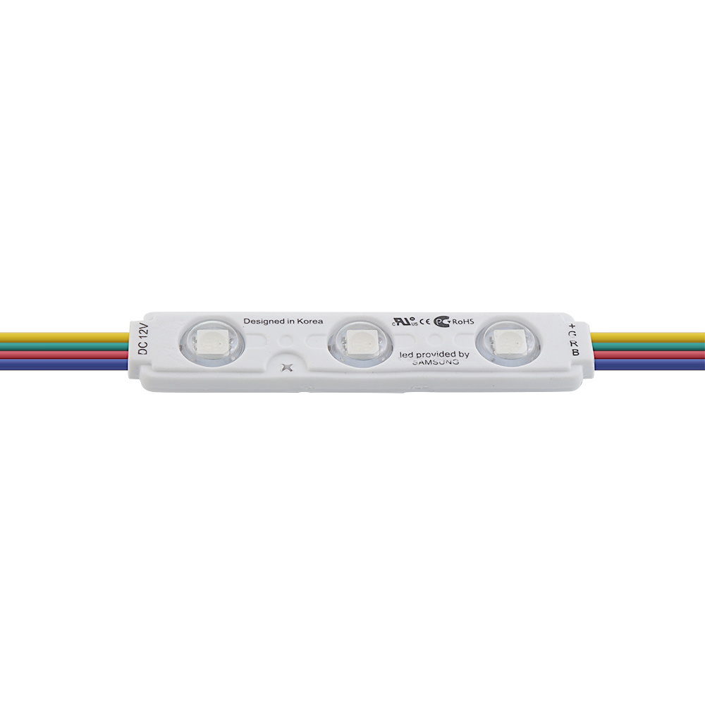 Module LED de caisson lumineux 3dot DC12V RGB 0,72 Watt